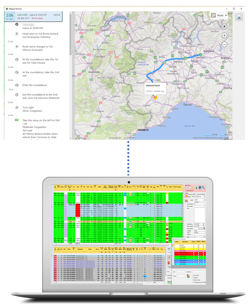 InfoTrasp - Transport Management System flow - Informa Srl